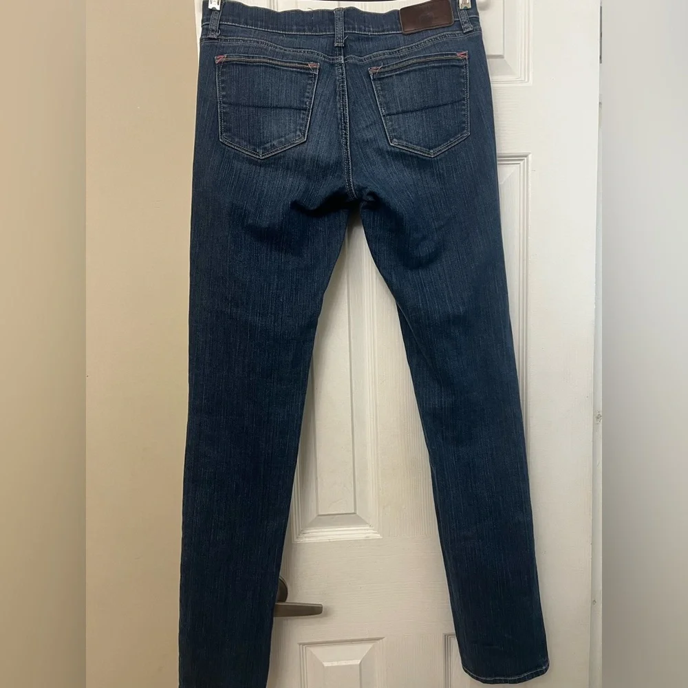 PINK Victoria's Secret Dark Blue Straight Leg Jeans - Picture 9 of 16